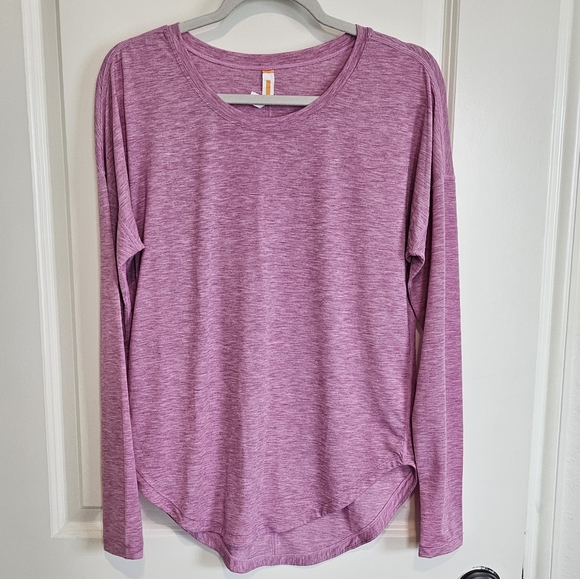 LUCY Purple Long Sleeve Lightweight Athletic Work Out Top Women's Small - Picture 1 of 8